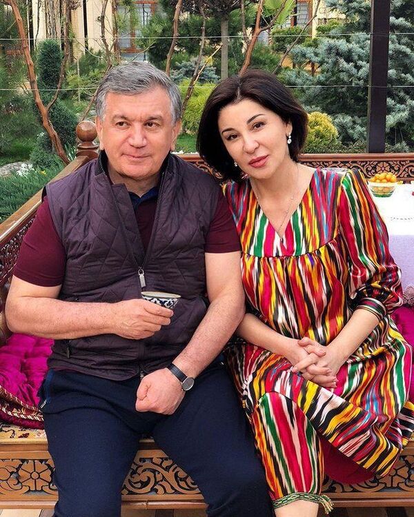 Шавкат Мирзиёев с супругой Зироат Мирзиёевой. - Sputnik Узбекистан