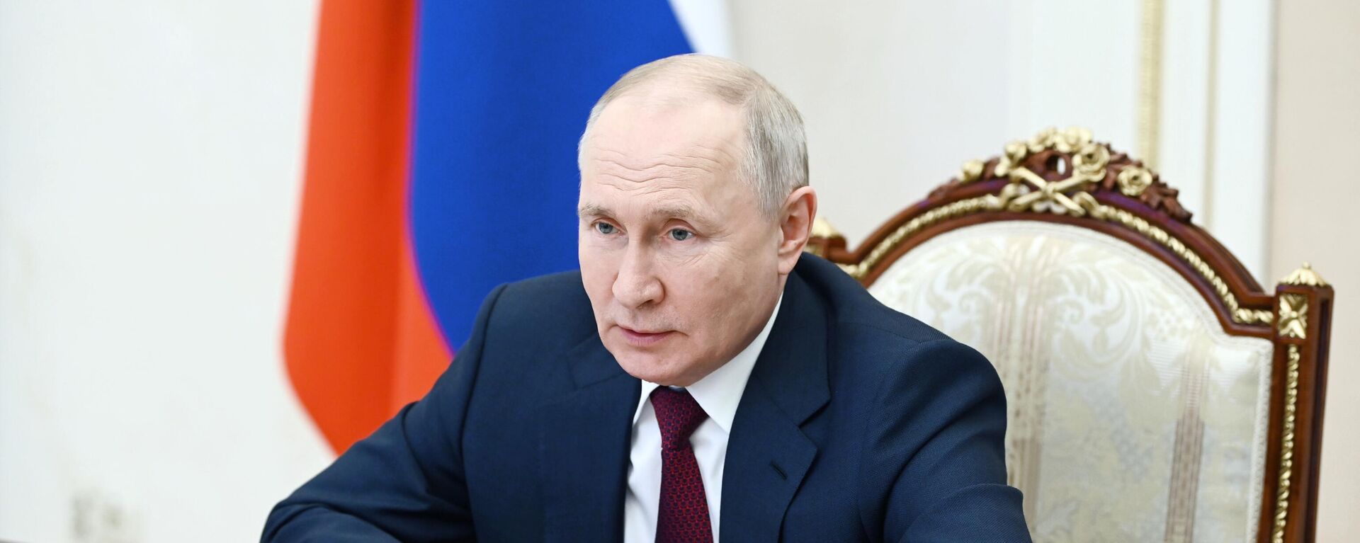 Президент РФ В. Путин провел совещание с членами правительства РФ - Sputnik Ўзбекистон, 1920, 07.08.2023