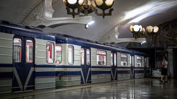 Станция метро Узбекистанская (Ўзбекистон). Архивное фото - Sputnik Узбекистан