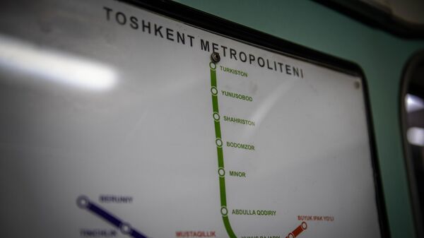 Схема Ташкентского метрополитена. - Sputnik Узбекистан