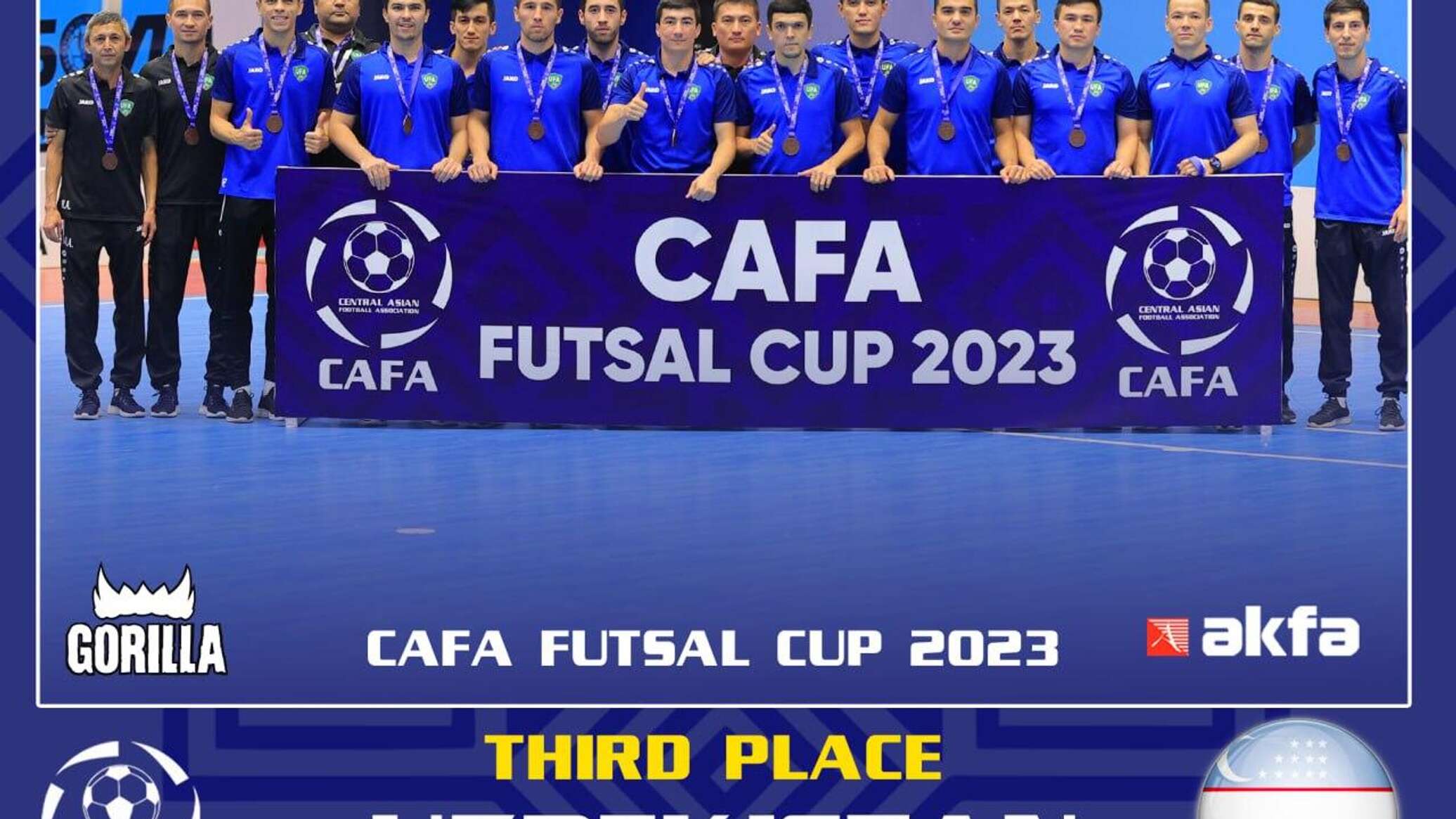 “CAFA Futsal Cup 2023” Ўзбекистон нечанчи ўринни эгаллади