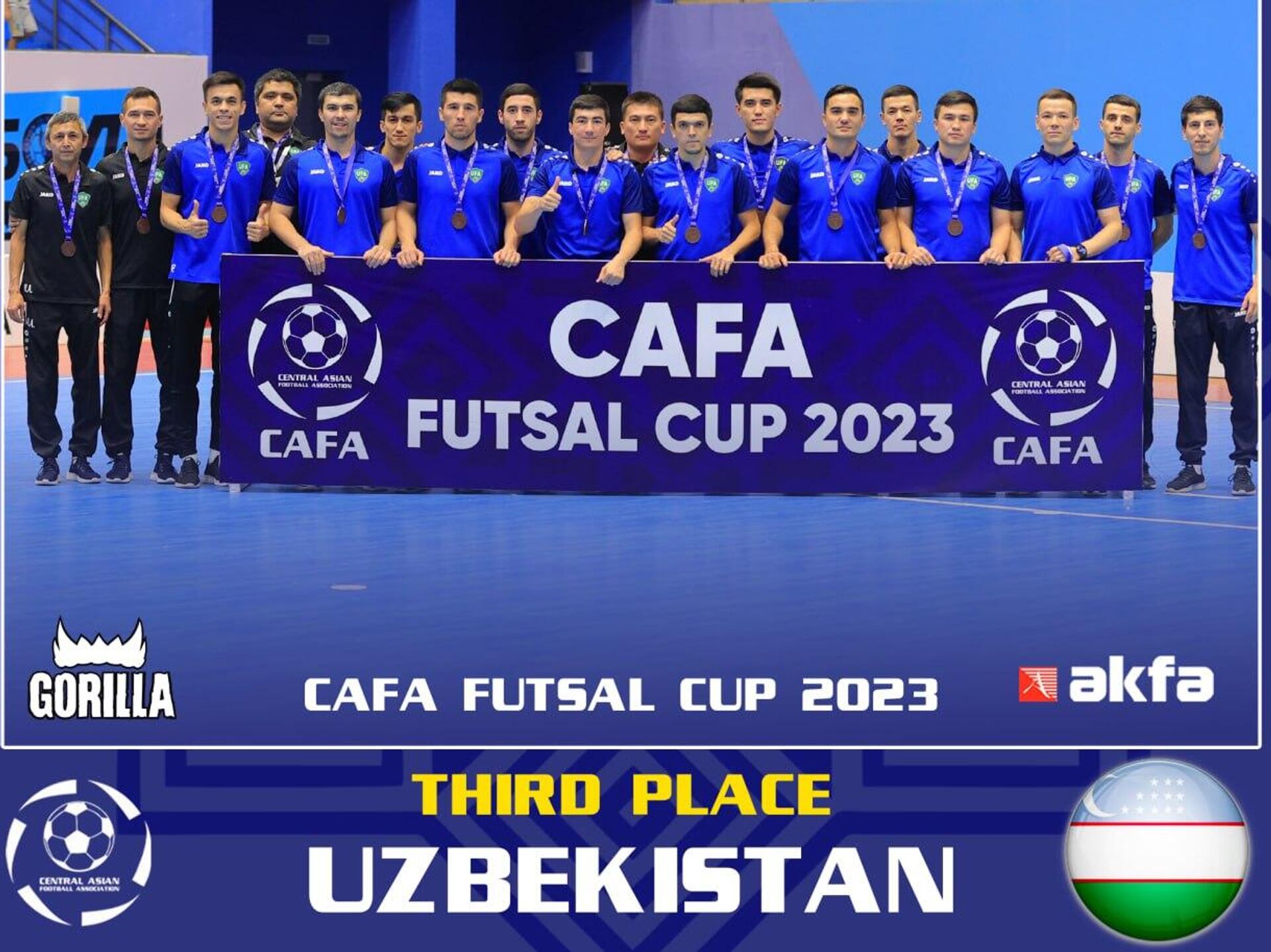 “CAFA Futsal Cup 2023” Ўзбекистон нечанчи ўринни эгаллади