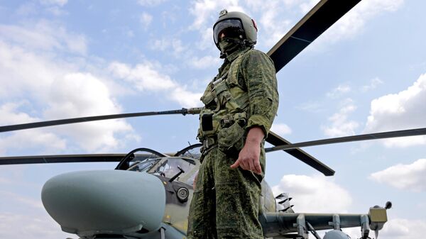 Работа армейской авиации ЦВО в зоне СВО. Архивное фото - Sputnik Узбекистан