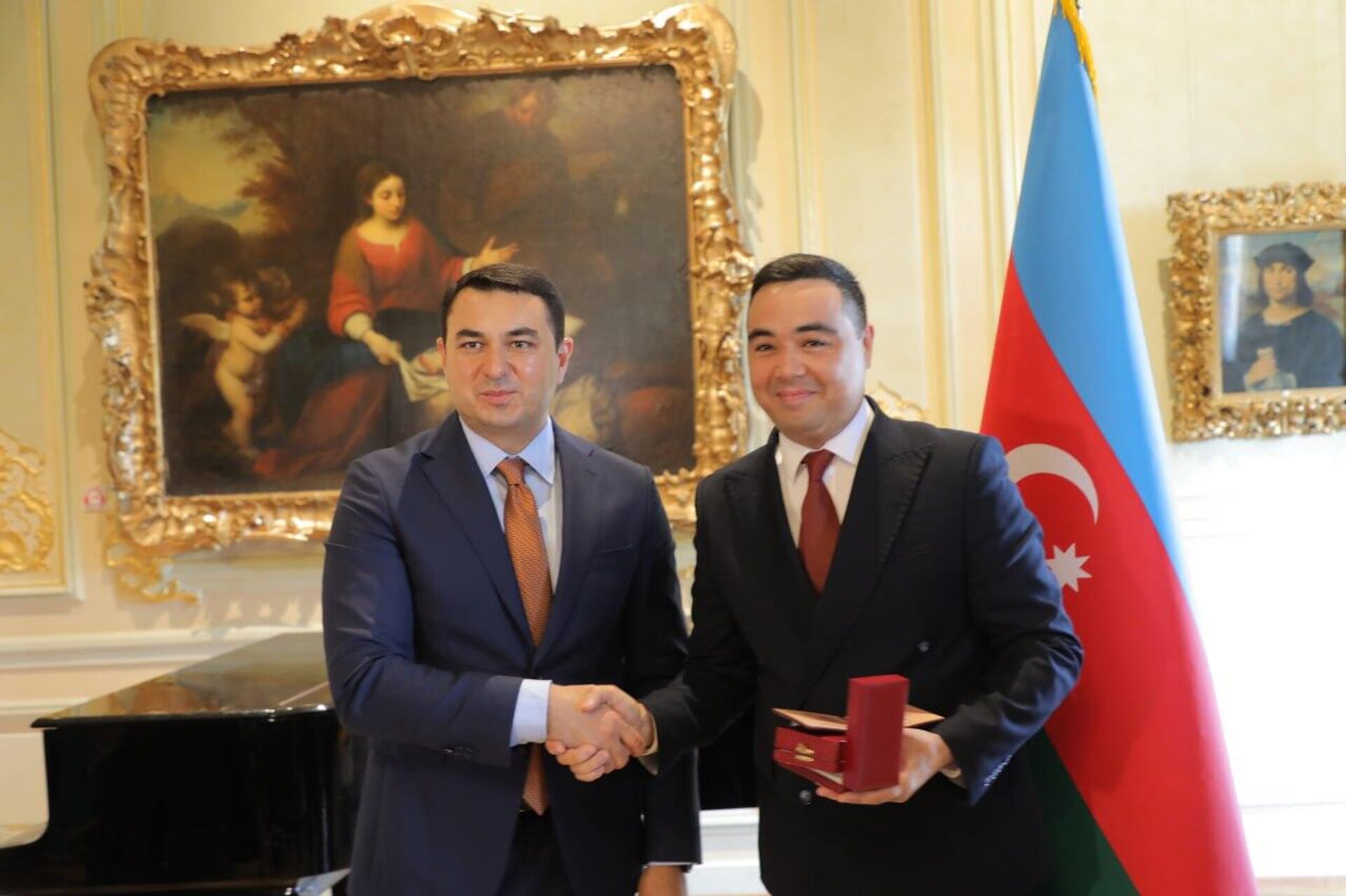 Prezident Azerbaydjana nagradil ordenom deyateley kulturi Uzbekistana - Sputnik O‘zbekiston, 1920, 03.08.2023
