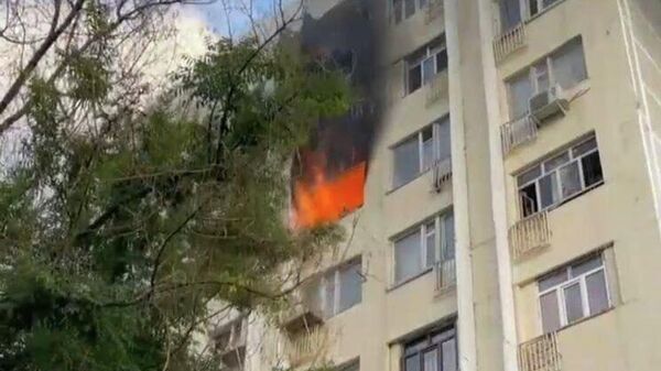 В Ташкенте сгорела квартира в многоэтажном доме - Sputnik Узбекистан