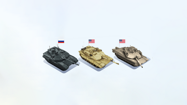 Sravnenie tankov T-90 i Abrams - Sputnik O‘zbekiston