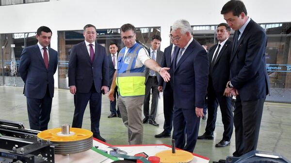 Министр иностранных дел Казахстана Мурат Нуртлеу посетил Технопарк в Ташкенте. - Sputnik Узбекистан