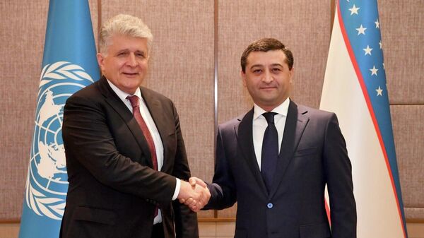 Бахтиёр Саидов встретился с помощником Генерального секретаря ООН - Sputnik Узбекистан