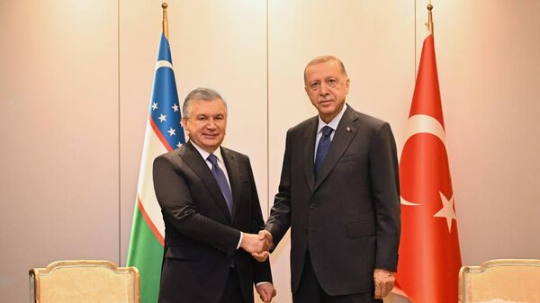 Встреча Шавката Мирзиёева и Реджепа Тайипа Эрдогана - Sputnik Узбекистан