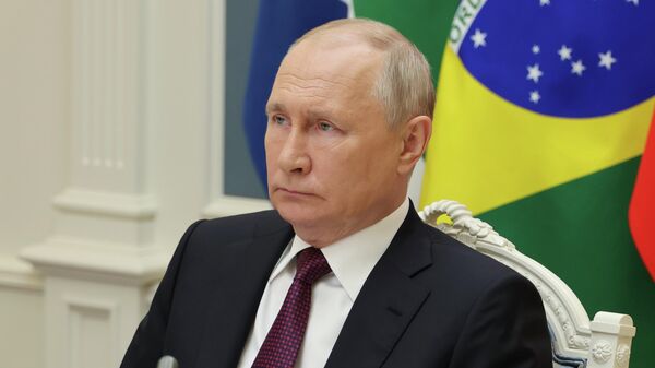 Президент РФ В. Путин принял участие в работе саммита БРИКС - Sputnik Ўзбекистон