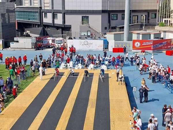Чемпионат мира по пожарно-спасательному спорту в Стамбуле. - Sputnik Узбекистан