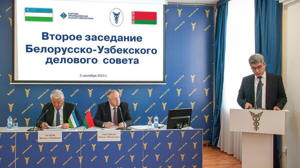 В Минске прошло второе заседание узбекско-белорусского делового совета - Sputnik Узбекистан