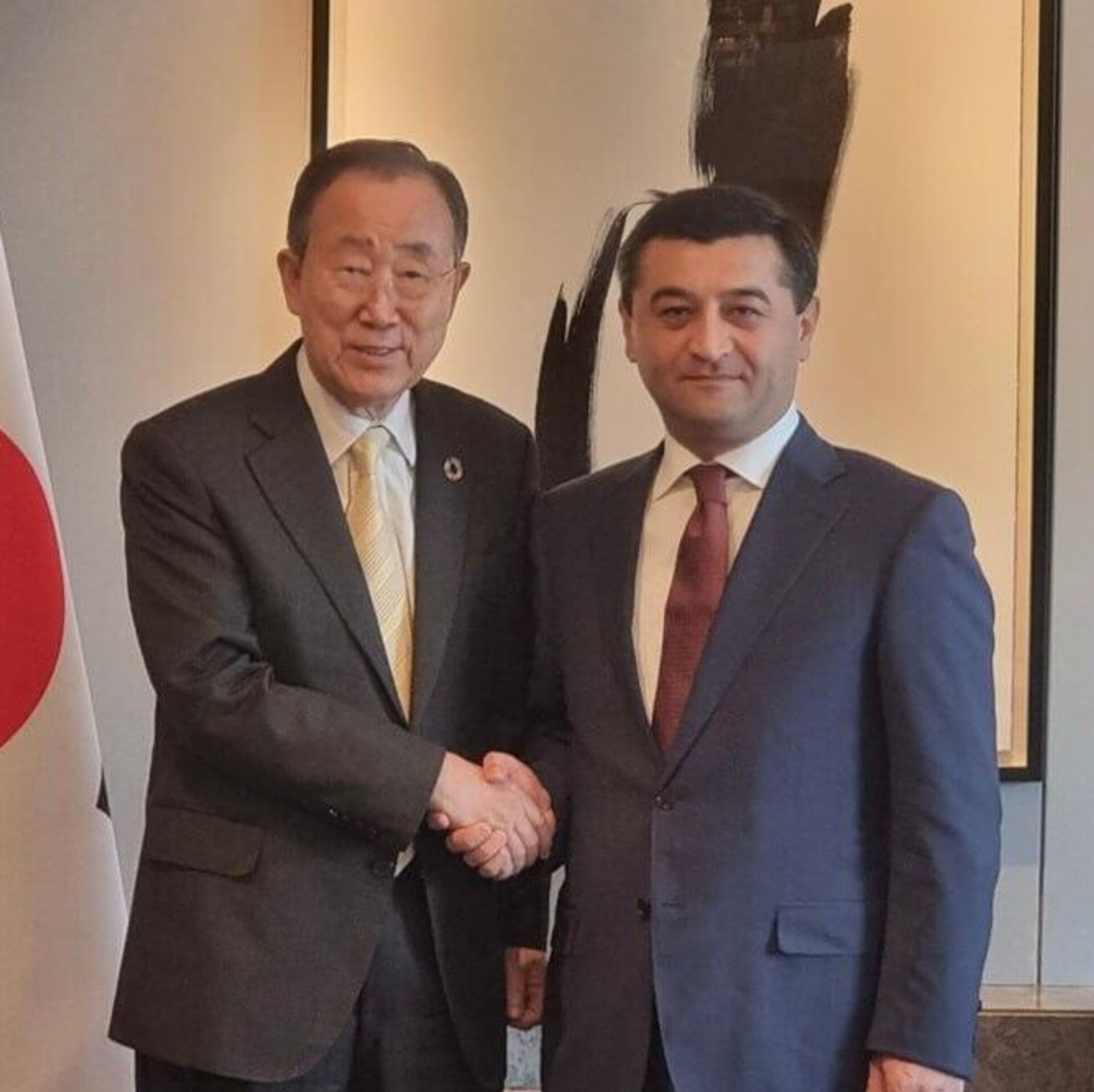 Baxtiyor Saidov Pan Gi Mun Bilan Uchrashdi