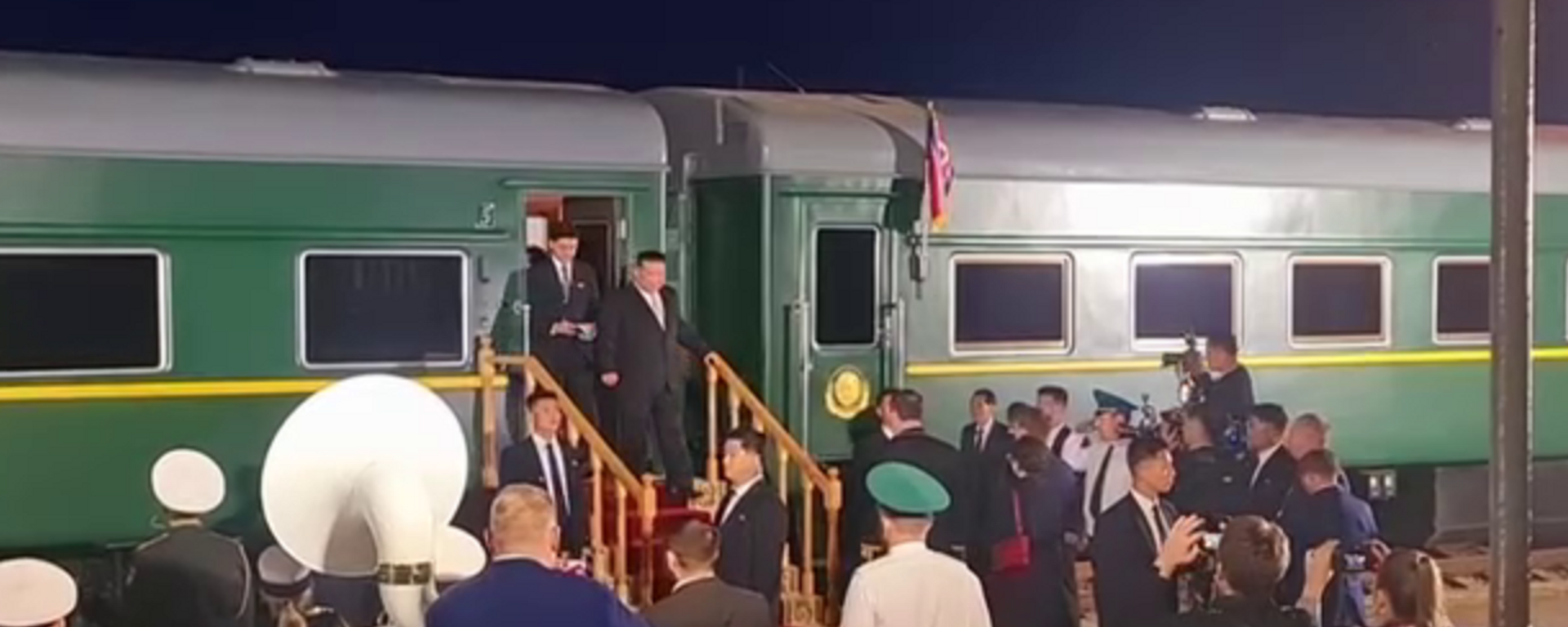North Korea leader Kim Jong Un arrives in Russia - Sputnik Ўзбекистон, 1920, 12.09.2023