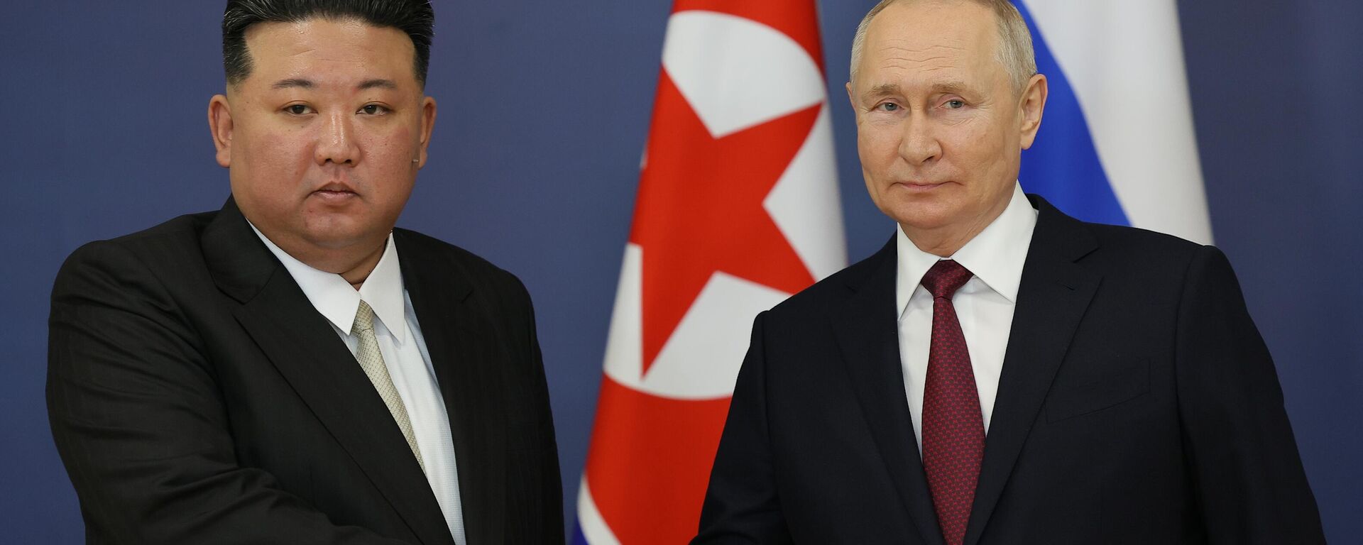 Vladimir Putin va Kim Chen In uchrashuvi - Sputnik O‘zbekiston, 1920, 13.09.2023