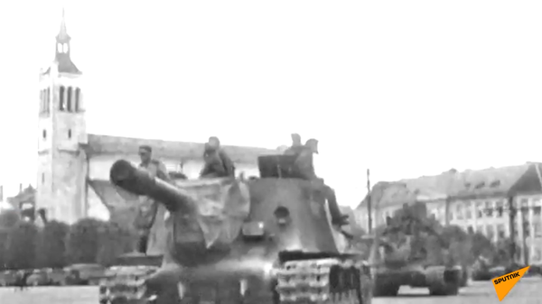 1944 yil 22-sentabr kuni Qizil Armiya qo‘shinlari Tallinni fashistlardan ozod qilgan. - Sputnik O‘zbekiston