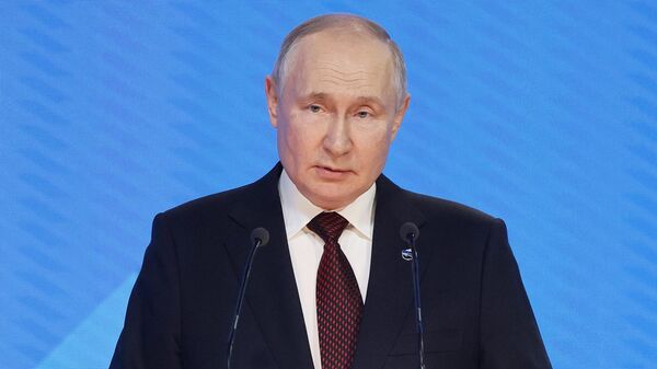 Президент РФ В. Путин принял участие в работе дискуссионного клуба Валдай - Sputnik Ўзбекистон