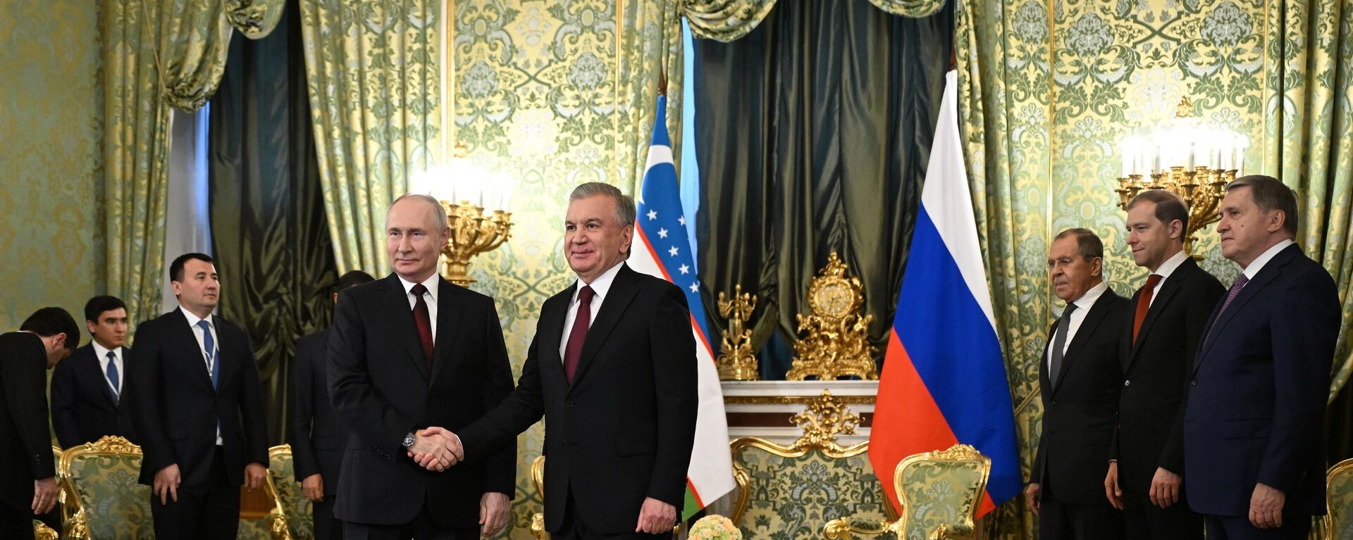 Peregovori prezidenta RF V. Putina i prezidenta Uzbekistana G. Mirziyeyeva. - Sputnik O‘zbekiston, 1920, 06.10.2023