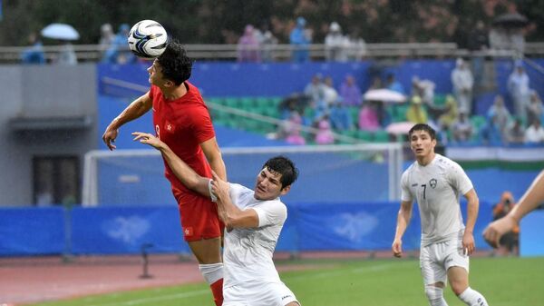 Футбольный матч U-23 сборной Узбекистана и Гонконга. Архивное фото   - Sputnik Узбекистан