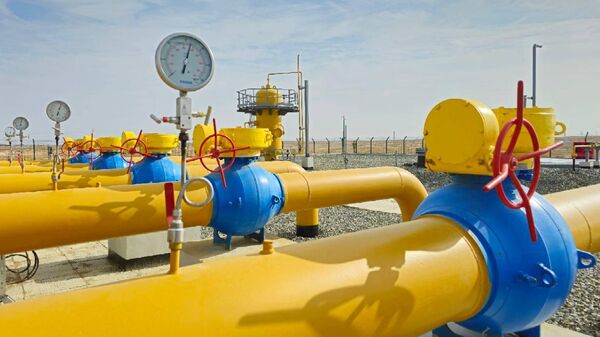 Ввод в эксплуатацию газоизмерительной станции и начало поставок российского газа в Казахстан и Узбекистан. - Sputnik Узбекистан