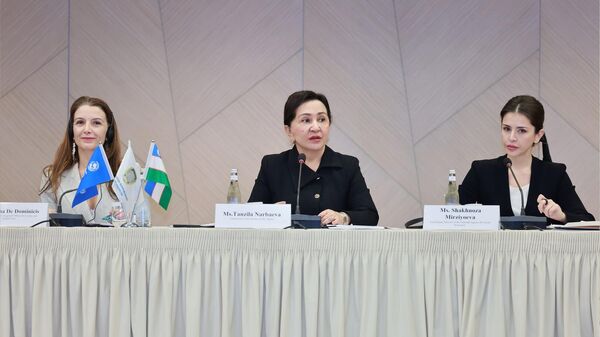 Заседание круглого стола, направленного на укрепление защиты прав детей. - Sputnik Узбекистан