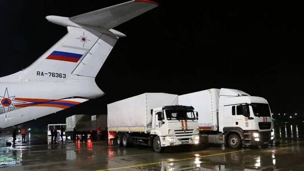 МЧС России доставит 27 тонн гуманитарного груза для населения сектора Газа. - Sputnik Ўзбекистон