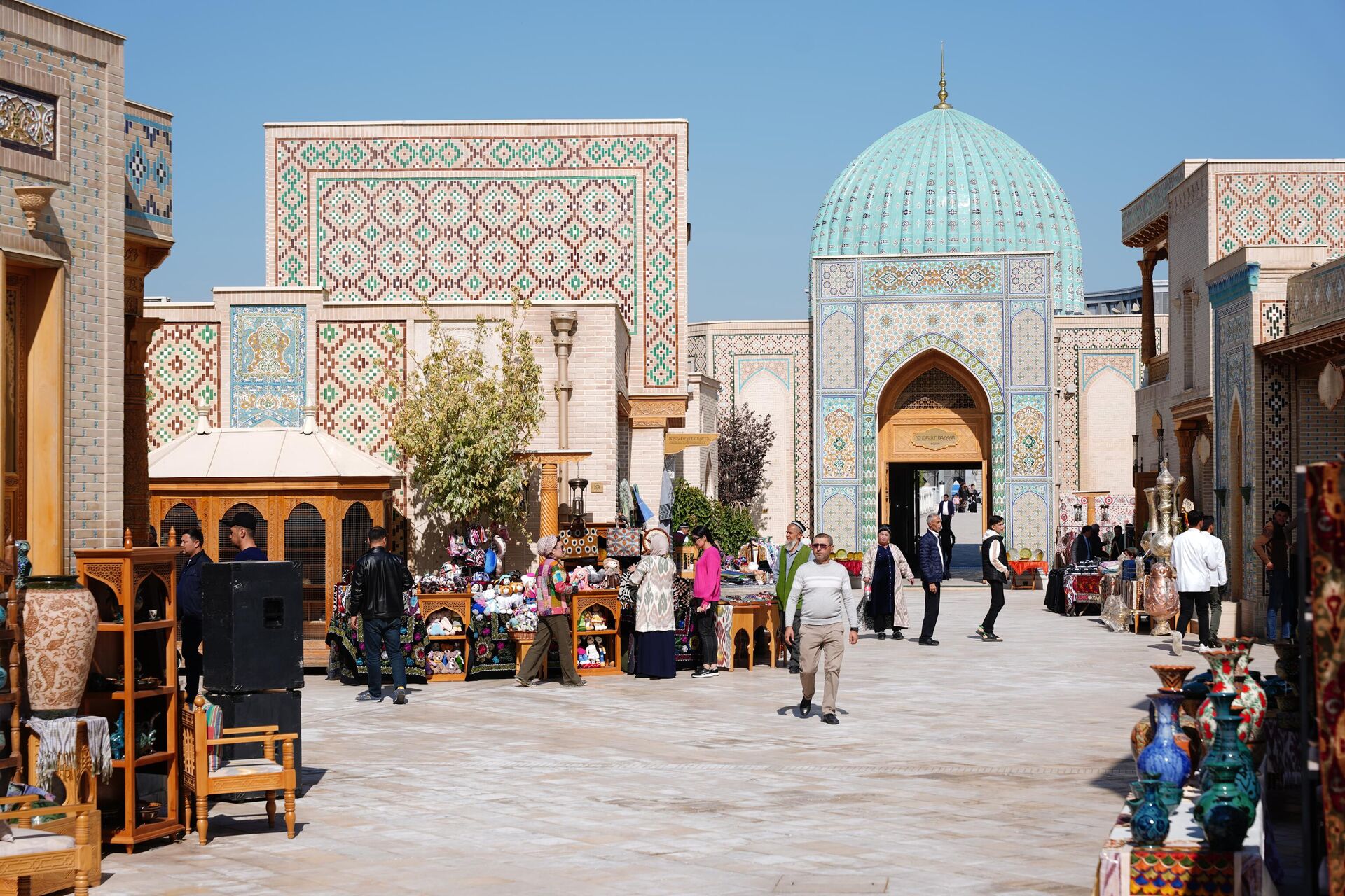 Turisticheskiy kompleks Silk Road Samarkand v Samarkande. - Sputnik O‘zbekiston, 1920, 22.10.2023