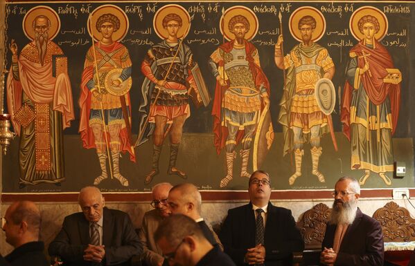 Росписи на стенах изображали библейские сюжеты. - Sputnik Узбекистан
