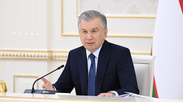 Шавкат Мирзиёев провел видеоселекторное совещание по обсуждению основных направлений государственного бюджета на 2024 год. - Sputnik Узбекистан