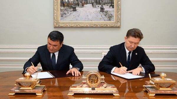 Газпром и Правительство Узбекистана подписали Стратегический меморандум о сотрудничестве в энергетическом комплексе. - Sputnik Узбекистан