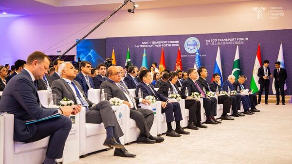 Международный транспортный форуме ШОС в Ташкенте - Sputnik Узбекистан