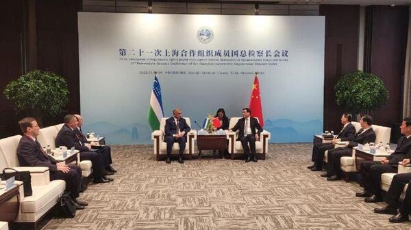 Встреча генпрокуроров Узбекистана и Китая. - Sputnik Узбекистан