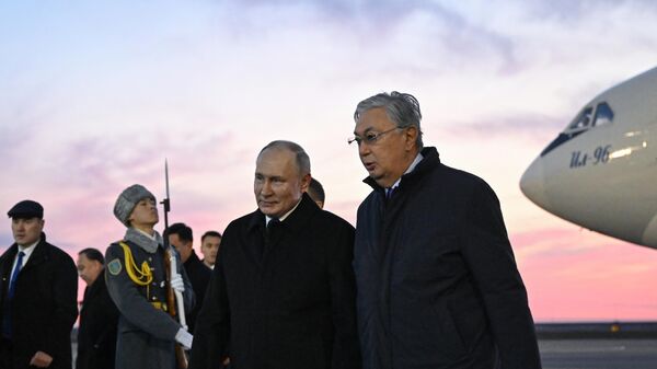 Vizit prezidenta RF V. Putina v Kazaxstan. - Sputnik O‘zbekiston