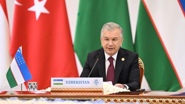 Шавкат Мирзиёев выступил с предложением создать Цифровое транспортно-таможенное управление ОЭС - Sputnik Узбекистан