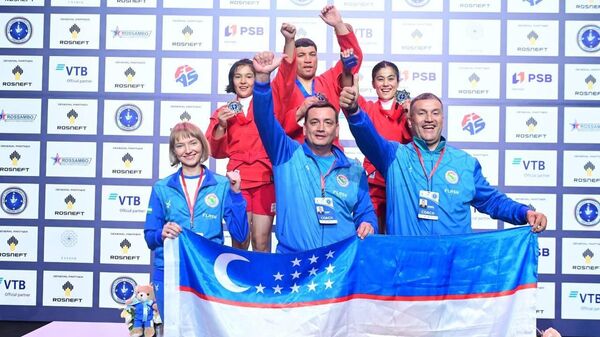 Самбистки Узбекистана завоевали золото на чемпионате мира   - Sputnik Узбекистан