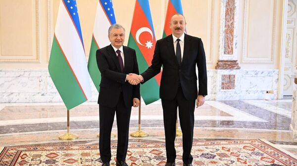 Шавкат Мирзиёев провел в Баку переговоры с Президентом Азербайджанской Республики Ильхамом Алиевым. - Sputnik Узбекистан