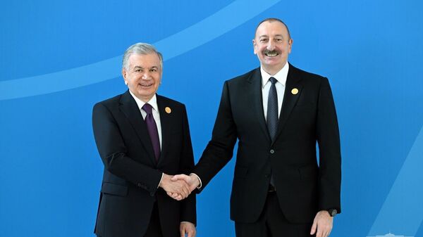 Shavkat Mirziyoyev va Ilhom Aliyev - Sputnik O‘zbekiston