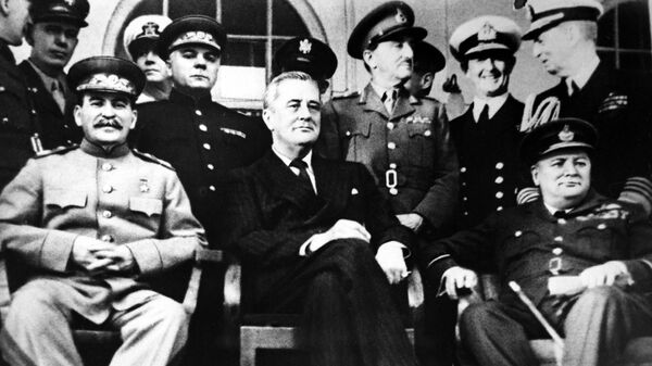 Тегеранская конференция 1943 г. - Sputnik Ўзбекистон