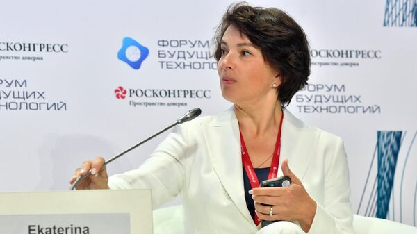Директор по цифровизации Государственной корпорации по атомной энергии Росатом Екатерина Солнцева - Sputnik Узбекистан
