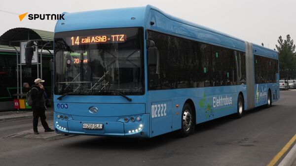Какие удобства есть в новых электробусах Гармошка? - Sputnik Узбекистан