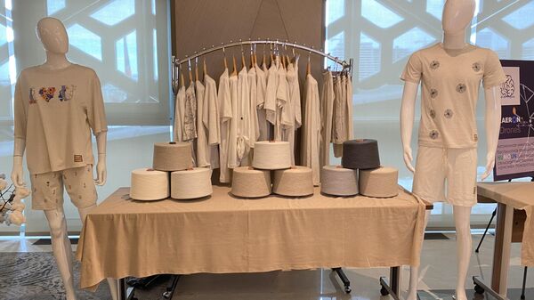 Выставка Текстильная продукция. - Sputnik Узбекистан