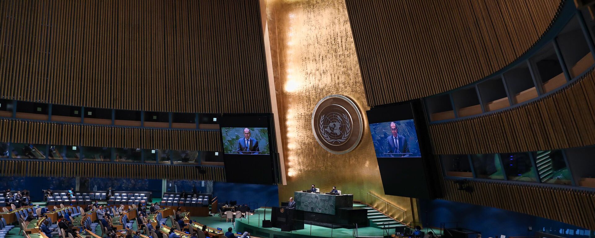 Выступление С. Лаврова на общеполитической дискуссии 76-й сессии ГА ООН - Sputnik Ўзбекистон, 1920, 17.12.2025