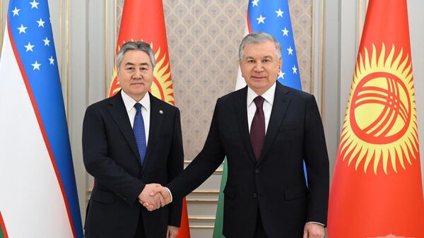 Shavkat Mirziyoyev prinyal ministra inostrannix del Kirgizskoy Respubliki Jeenbeka Kulubayeva. - Sputnik O‘zbekiston
