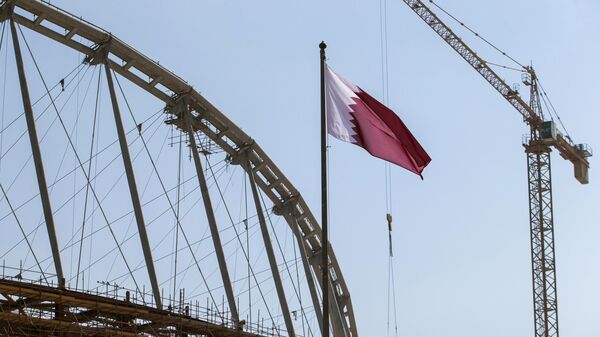 Флаг Катара. Архивное фото - Sputnik Ўзбекистон