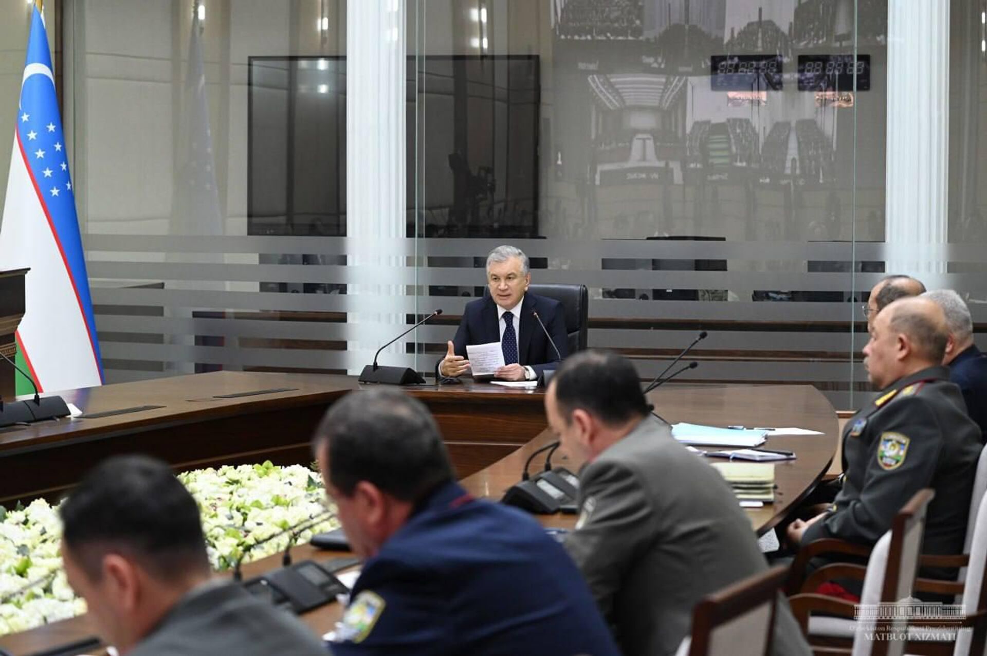 Президент Узбекистана провел расширенное заседание Совета безопасности - Sputnik Узбекистан, 1920, 13.01.2024