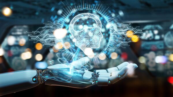 3D-изображение концепта искусственного интеллекта - Sputnik Ўзбекистон