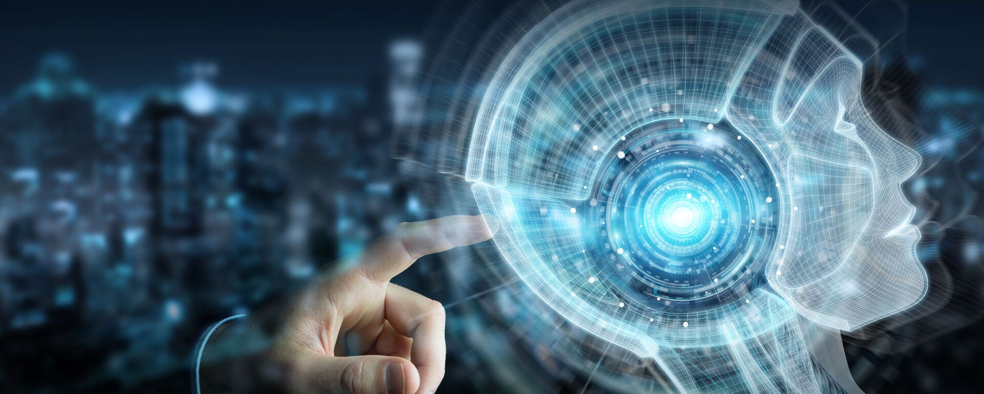 Интерфейс цифрового искусственного интеллекта - Sputnik Ўзбекистон, 1920, 27.10.2025