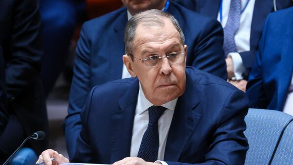 Glava MID RF S. Lavrov prinyal uchastie v zasedanii SB OON po Ukraine. - Sputnik O‘zbekiston