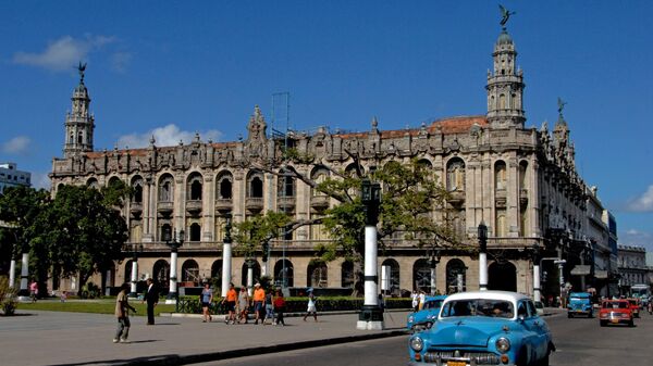 Здание Большого театра Гаваны. - Sputnik Ўзбекистон