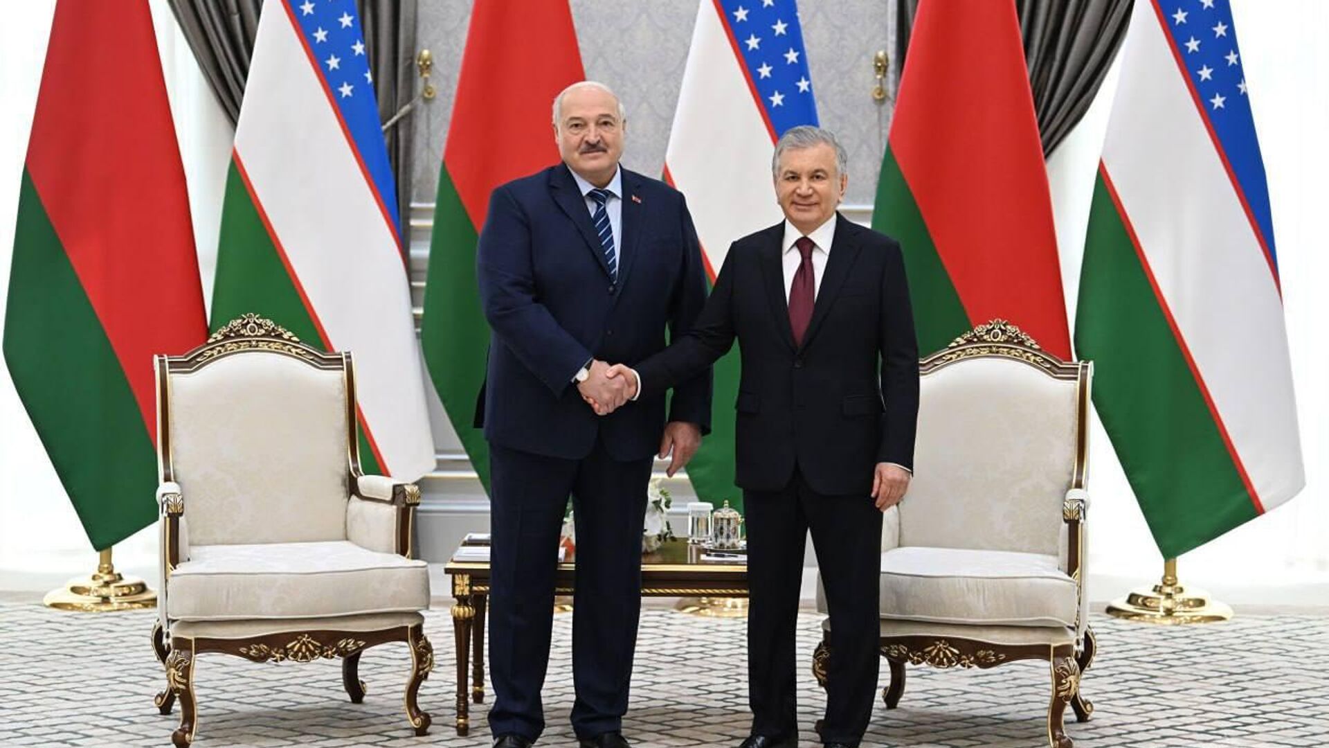 Переговоры Шавката Мирзиёева и Александра Лукашенко. - Sputnik Узбекистан, 1920, 08.02.2024